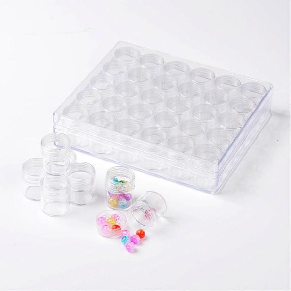 30pcs clear plastic bead containers bead gems case for jewelry storage packaging 30pcs bottle/set, Pink;blue
30pcs clear plastic bead containers bead gems case for jewelry storage packaging 30pcs bottle/set, Pink;blue