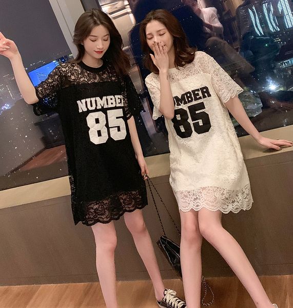 net red ins super foreign fashion clothes women's korean lace splicing letter t-shirt skirt students' short sleeve bottomed small
net red ins super foreign fashion clothes women's korean lace splicing letter t-shirt skirt students' short sleeve bottomed small