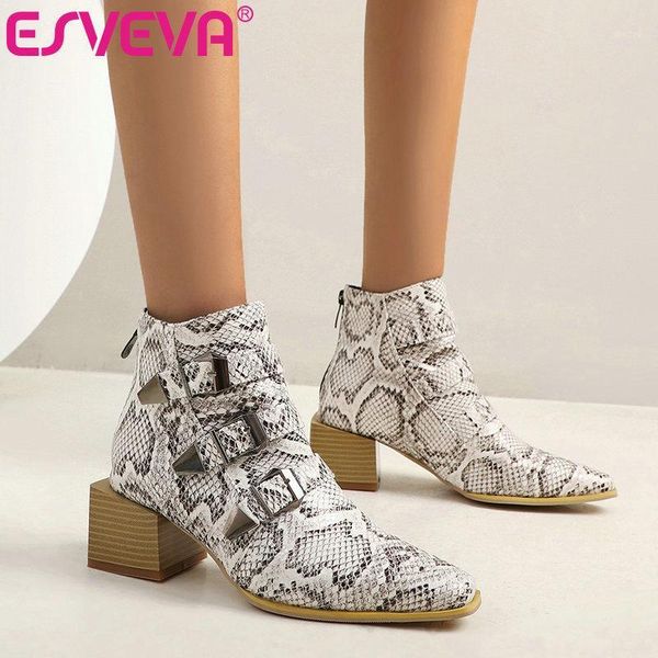 esveva 2021 zipper pointed toe square med heel pu leather ankle boots women boots winter shoes black size 34-431
esveva 2021 zipper pointed toe square med heel pu leather ankle boots women boots winter shoes black size 34-431