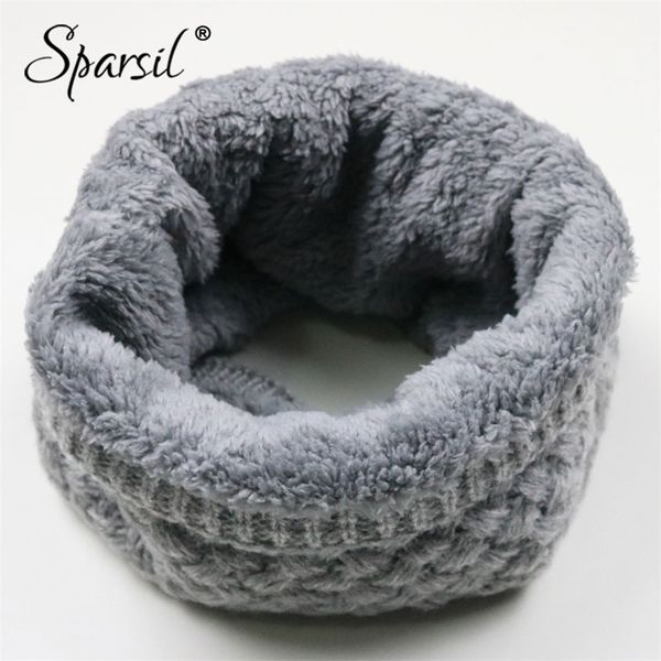 sparsil winter warm knitted ring scarves thick fleece inside super elastic knit mufflers men women children neck warmers y201007, Blue;gray
sparsil winter warm knitted ring scarves thick fleece inside super elastic knit mufflers men women children neck warmers y201007, Blue;gray