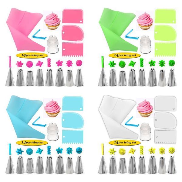 14 pieces cake decorating kit stainless steel piping nozzle tips baking set for cake cookies piping nozzle tips baking set1
14 pieces cake decorating kit stainless steel piping nozzle tips baking set for cake cookies piping nozzle tips baking set1