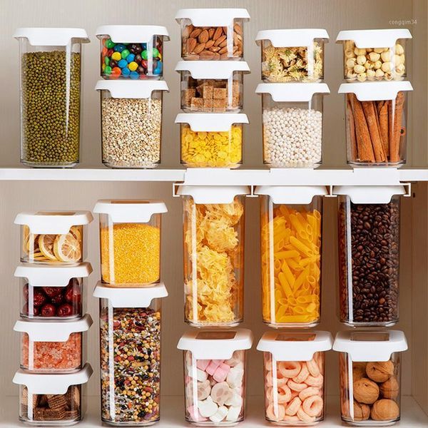 household storage boxes kitchen fresh-keeping square sealed storage tank durable clear box lb881
household storage boxes kitchen fresh-keeping square sealed storage tank durable clear box lb881