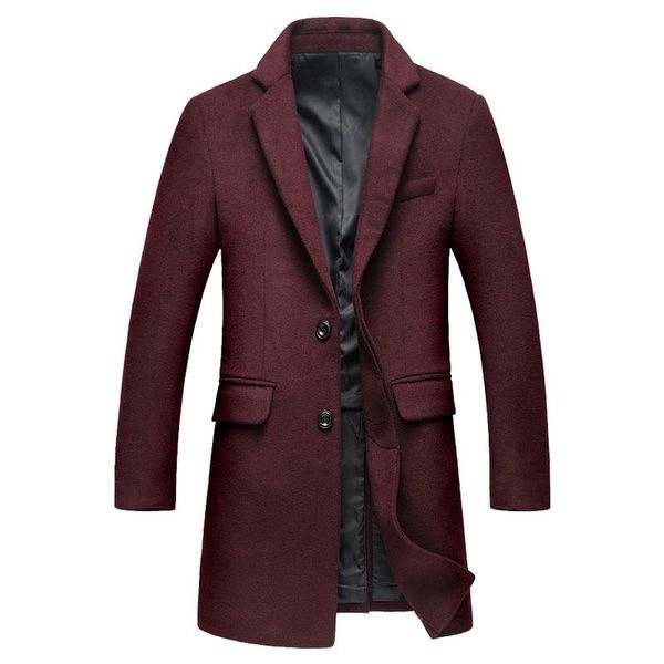 men's wool & blends winter men coat long windbreaker woolen jacket streetwear clothing jackets clothes fashion, Black
men's wool & blends winter men coat long windbreaker woolen jacket streetwear clothing jackets clothes fashion, Black