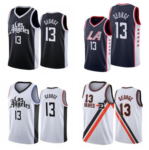 men basketball los angeles clippers 13 paul george white blue 2020-21 city sleeveless jersey and shorts, Black;red
men basketball los angeles clippers 13 paul george white blue 2020-21 city sleeveless jersey and shorts, Black;red