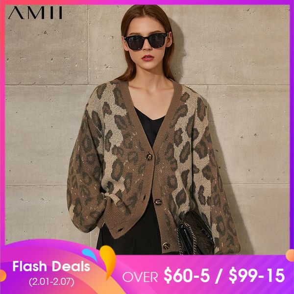 amii minimalism autumn winter fashion cardigans for women causal vneck leopard single breasted women's sweater 12040797, White
amii minimalism autumn winter fashion cardigans for women causal vneck leopard single breasted women's sweater 12040797, White