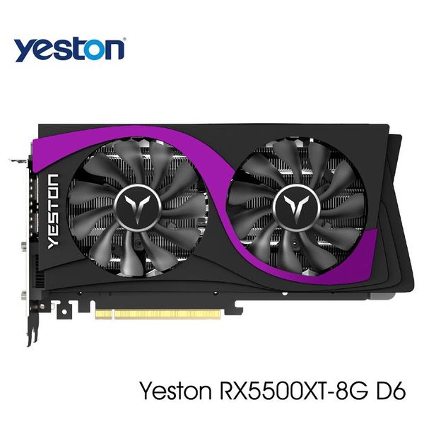 yeston radeon rx 5500 xt gpu 8gb gddr6 128bit 7nm gaming deskcomputer pc video graphics cards support dp//dvi-d
yeston radeon rx 5500 xt gpu 8gb gddr6 128bit 7nm gaming deskcomputer pc video graphics cards support dp//dvi-d