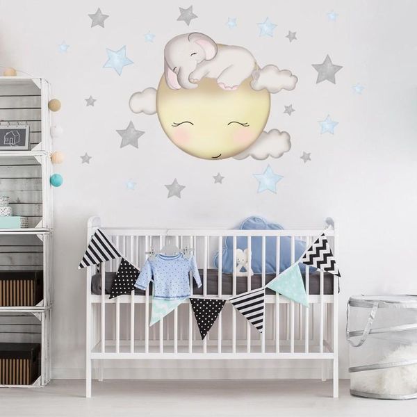 sleeping elephant moon stars wall stickers ins diy for children's bedroom creative graffiti cartoon animal sticker good quality
sleeping elephant moon stars wall stickers ins diy for children's bedroom creative graffiti cartoon animal sticker good quality