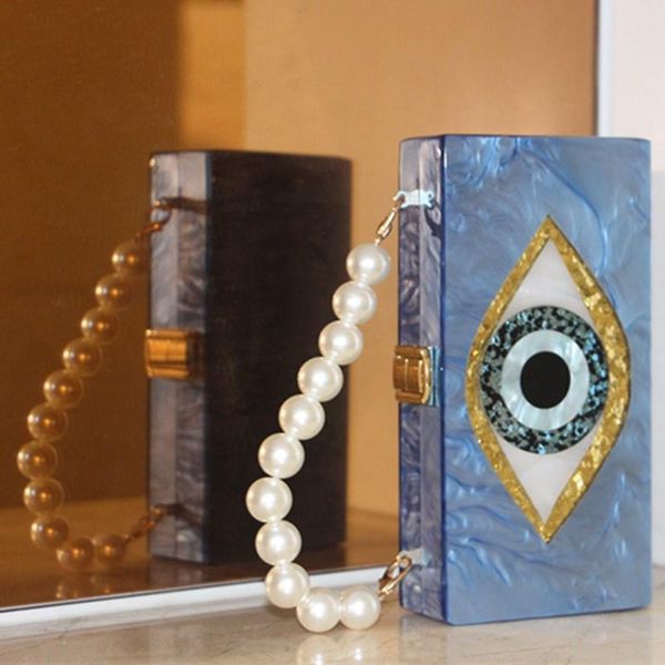pearl blue gold evil eye bag women clutch bag evening femme pochette luxury acrylic day clutch bling party purse handbag
pearl blue gold evil eye bag women clutch bag evening femme pochette luxury acrylic day clutch bling party purse handbag