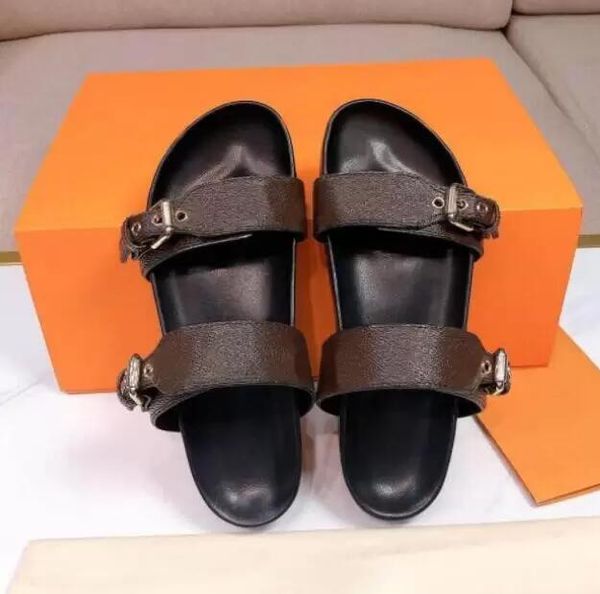 bom dia flat mule r5m cool effortlessly sandals stylish slides 2 straps with adjusted gold buckles women summer slippers, Black
bom dia flat mule r5m cool effortlessly sandals stylish slides 2 straps with adjusted gold buckles women summer slippers, Black