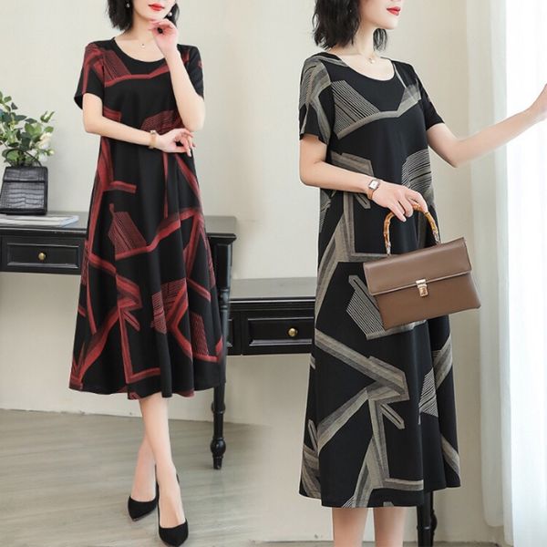 large size women's spring and autumn korean style loose slimming mid-length dress casual western style dress xrj6l, Black;gray
large size women's spring and autumn korean style loose slimming mid-length dress casual western style dress xrj6l, Black;gray