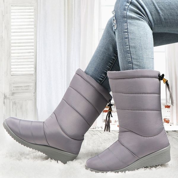 women ankle down snow boots waterproof tassel lady elastic band winter shoes woman warm fur black botas mujer y200115
women ankle down snow boots waterproof tassel lady elastic band winter shoes woman warm fur black botas mujer y200115
