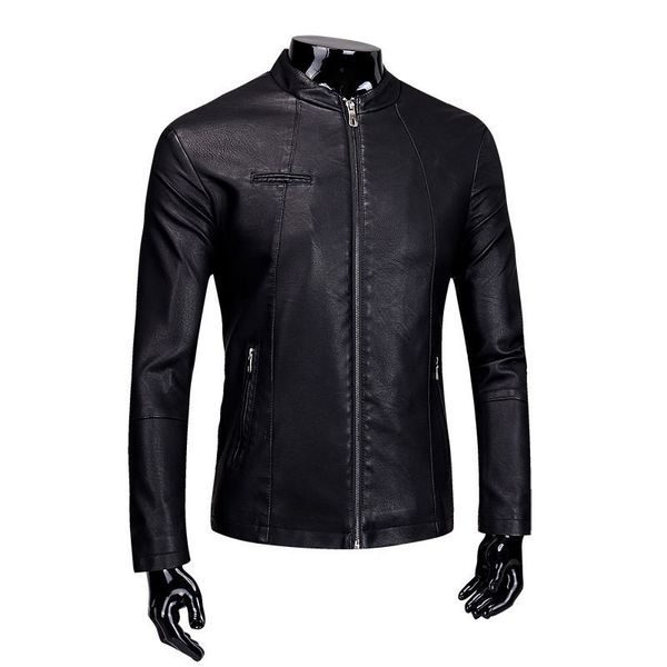 2021 new super explosion models leather men's slim korean version of the short thin jacket chinese style black, Black;brown
2021 new super explosion models leather men's slim korean version of the short thin jacket chinese style black, Black;brown