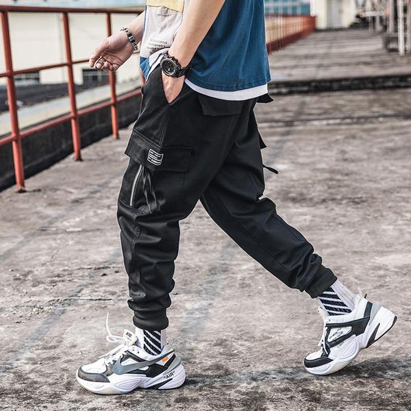 men's pants nice safari style mulit-pockets cargo men loose pantalon homme tactical trousers ribbons zipper male pencil, Black
men's pants nice safari style mulit-pockets cargo men loose pantalon homme tactical trousers ribbons zipper male pencil, Black