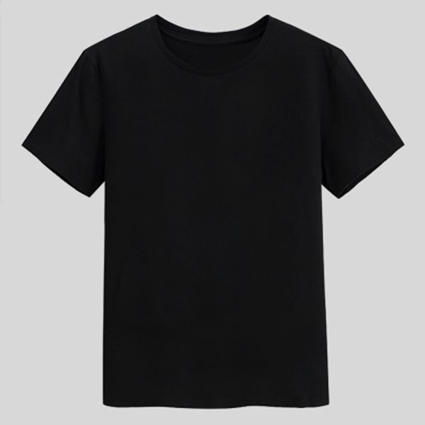 european men's short sleeve black thickened 180g large round neck t-shirt, White;black
european men's short sleeve black thickened 180g large round neck t-shirt, White;black