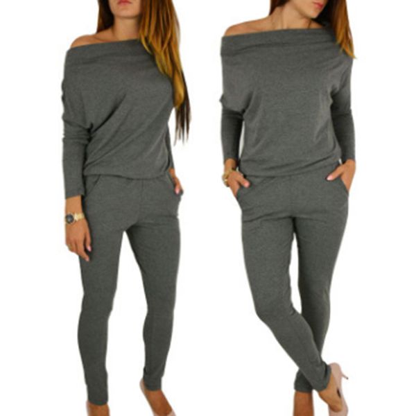 2019 autumn chic women casual long-sleeved off-the-shoulder fashion slim pencil pants jumpsuits 6 colors t200702, White
2019 autumn chic women casual long-sleeved off-the-shoulder fashion slim pencil pants jumpsuits 6 colors t200702, White