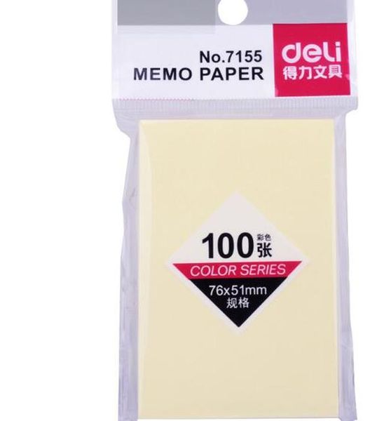 4 package lot 5176 mm note paper 100 page sticky note sticker post it labels stickers note creative deli 7155 bbyepj lg2010
4 package lot 5176 mm note paper 100 page sticky note sticker post it labels stickers note creative deli 7155 bbyepj lg2010