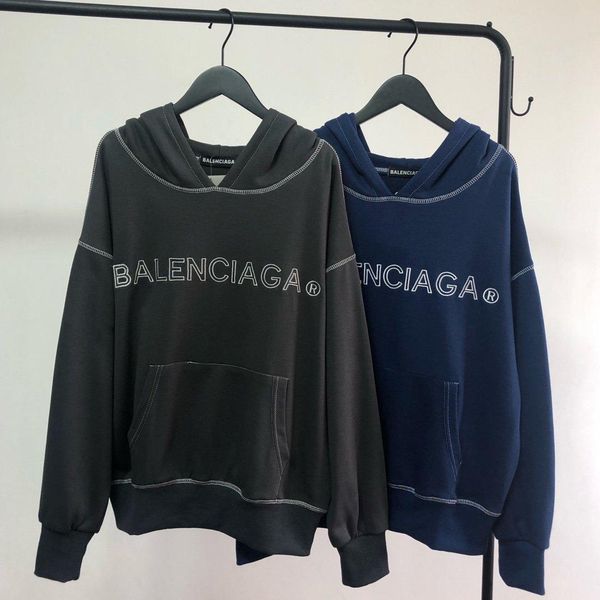 20fw mens womens designer sweatshirt hooded balens blca embroidery crewneck hoodie sweater streetwear outdoor winter clothing quality, Black;brown
20fw mens womens designer sweatshirt hooded balens blca embroidery crewneck hoodie sweater streetwear outdoor winter clothing quality, Black;brown
