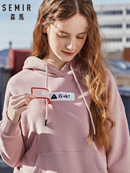 semir sweatershirt women 2019 winter new loose shoulder sleeve hooded girl clothing cotton woman hoodies
semir sweatershirt women 2019 winter new loose shoulder sleeve hooded girl clothing cotton woman hoodies