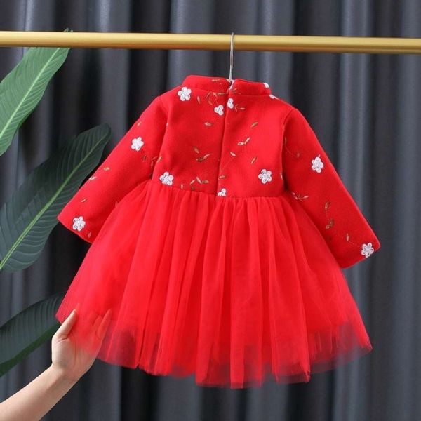 sle princs winter new 2944 baby girl's gauze children's skirt cheongsam plush drs whpj, Red;yellow
sle princs winter new 2944 baby girl's gauze children's skirt cheongsam plush drs whpj, Red;yellow
