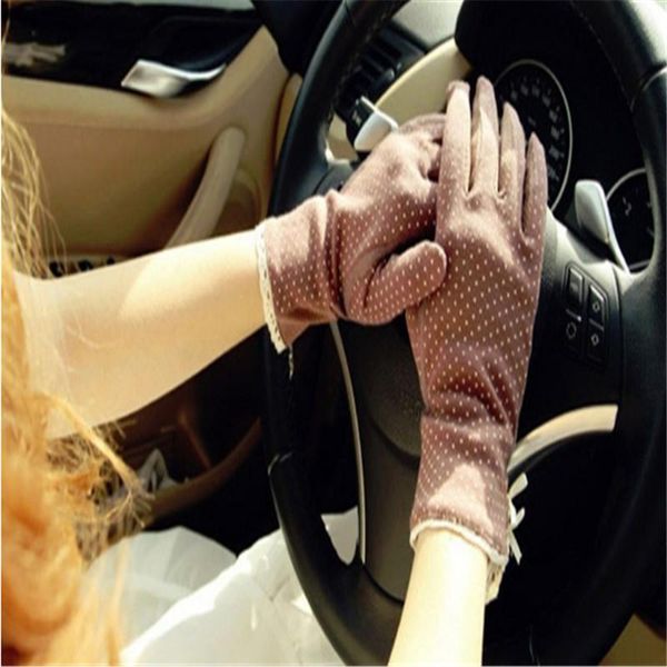 five fingers gloves fashion summer drive women sun protection wrist & mittens dot elastic lady girl women, Blue;gray
five fingers gloves fashion summer drive women sun protection wrist & mittens dot elastic lady girl women, Blue;gray