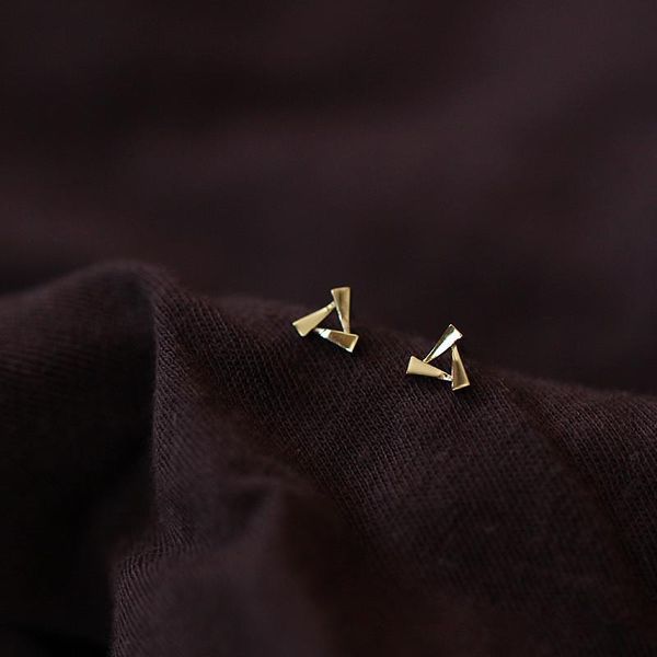 925 sterling silver geometric triangle windmill 14k gold earrings women simple fashion wedding party jewelry girlfriend gift, Golden;silver
925 sterling silver geometric triangle windmill 14k gold earrings women simple fashion wedding party jewelry girlfriend gift, Golden;silver