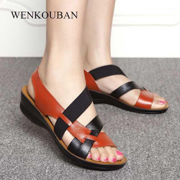 sandals leather women gladiator summer shoes flat sandalias wedges ladies casual for mother soft beach1, Black
sandals leather women gladiator summer shoes flat sandalias wedges ladies casual for mother soft beach1, Black
