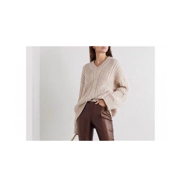2021 autumn long-sleeve neckline pullover ladies popular sweaters 04n0, White;black
2021 autumn long-sleeve neckline pullover ladies popular sweaters 04n0, White;black
