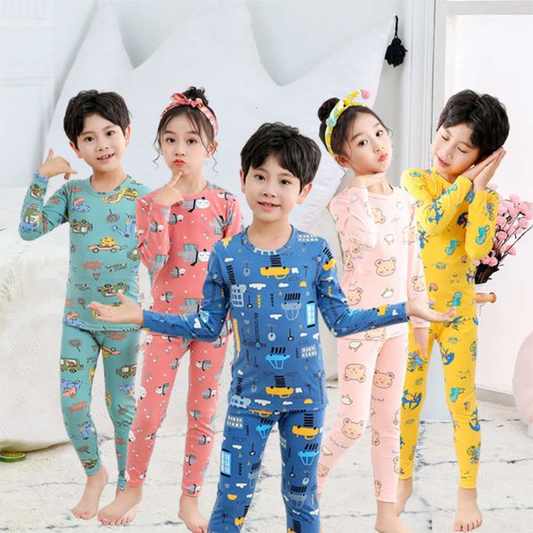 set new children's thermal underwear 2020 autumn, Blue;red