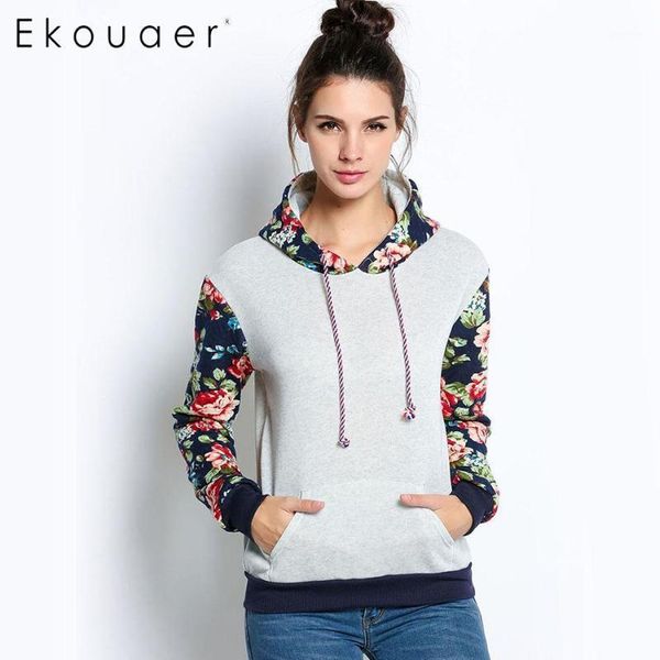 women casual hooded long sleeve patchwork floral loose leisure sports hoodie sweatshirts with hat female fashion outwear1, Black
women casual hooded long sleeve patchwork floral loose leisure sports hoodie sweatshirts with hat female fashion outwear1, Black