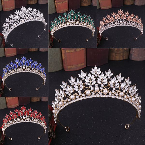 big baroque orange green full rhinestone leaf bridal tiaras crown crystal diadem veil tiara headbands wedding hair accessories, Golden;silver
big baroque orange green full rhinestone leaf bridal tiaras crown crystal diadem veil tiara headbands wedding hair accessories, Golden;silver