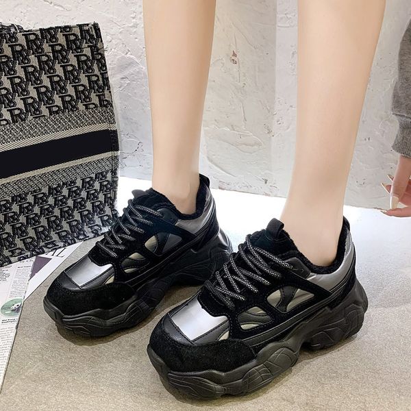 2021 the new quente de pelcia inverno tnis feminino moda retalhos grossos saltos plataforma mulher rendas at sapatos aglv, Black
2021 the new quente de pelcia inverno tnis feminino moda retalhos grossos saltos plataforma mulher rendas at sapatos aglv, Black