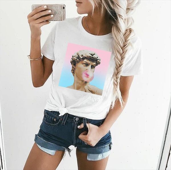 women t shirt casual large size s 2xl loose fashion tees harajuku short sleeve female summer cartoon funny t shirt, White
women t shirt casual large size s 2xl loose fashion tees harajuku short sleeve female summer cartoon funny t shirt, White