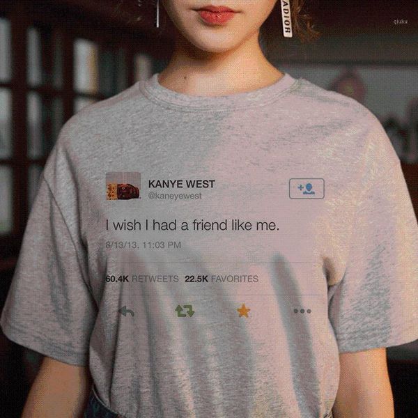 summer new wish i had a friend like me letter print gray tshirt large size loose vogue funny harajuku japanese t shirt women, White
summer new wish i had a friend like me letter print gray tshirt large size loose vogue funny harajuku japanese t shirt women, White