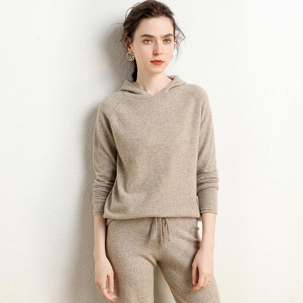 women's tracksuits fashion suit autumn winter 100% cashmere knitted sweater women and harem pants two-piece female girl cl, Gray
women's tracksuits fashion suit autumn winter 100% cashmere knitted sweater women and harem pants two-piece female girl cl, Gray