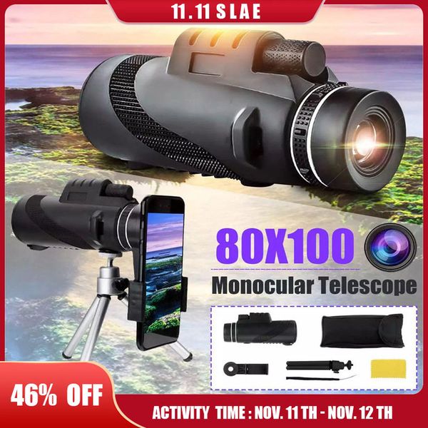 80x100 hd monocular telescope zoom tripod portable monocular telescope day/night vision camping phone clip outdoor telescopehello
80x100 hd monocular telescope zoom tripod portable monocular telescope day/night vision camping phone clip outdoor telescopehello
