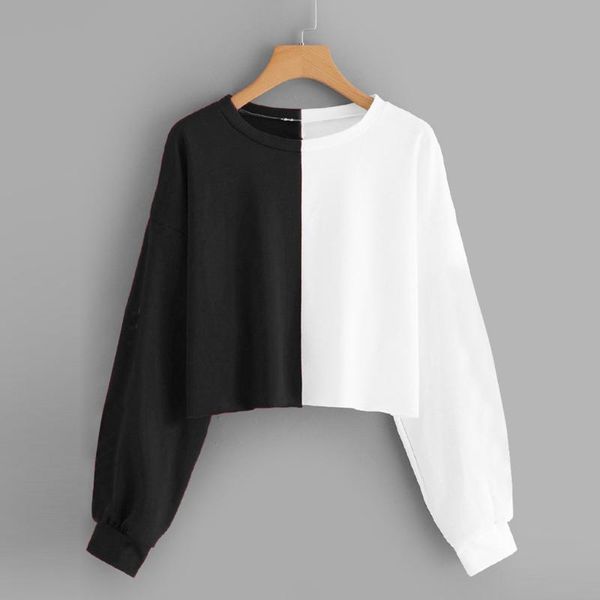 hoodies sweatshirt women solid long sleeve splice patchwork sweatshirt short pullover streetwear blouse clothes hooded#50, Black
hoodies sweatshirt women solid long sleeve splice patchwork sweatshirt short pullover streetwear blouse clothes hooded#50, Black