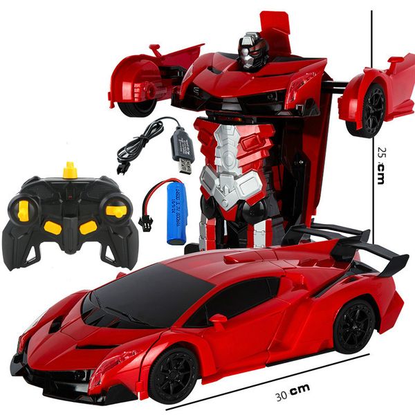 2.4Ghz Induction Transformation Robot Car 1:14 Deformation RC Car Toy led Light Electric Fightint Robot Models Gift for Boy Y156
2.4Ghz Induction Transformation Robot Car 1:14 Deformation RC Car Toy led Light Electric Fightint Robot Models Gift for Boy Y156