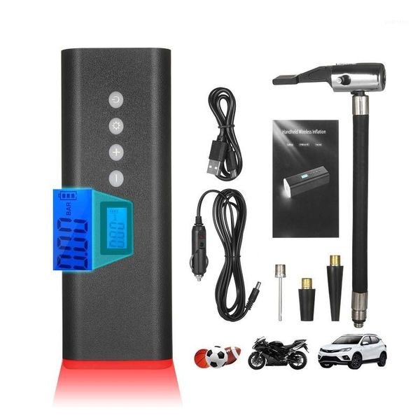 tire inflator air compressor hand held tire pump 150psi 2000mah lcd display with led light 4 nozzles for car bicycle tires ball1
tire inflator air compressor hand held tire pump 150psi 2000mah lcd display with led light 4 nozzles for car bicycle tires ball1