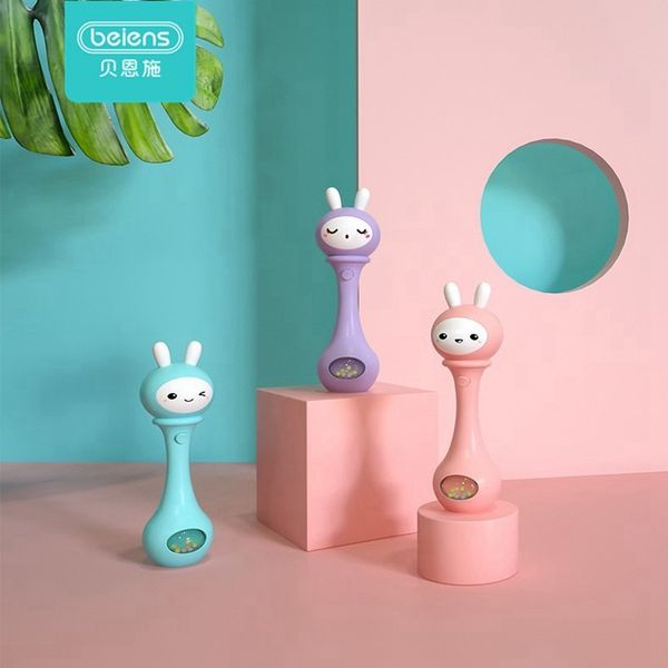 beiens rabbit baby hand bells 4 color toys puzzle music and light shaking rattles 6-12 months sound and light rhythm induction 1020
beiens rabbit baby hand bells 4 color toys puzzle music and light shaking rattles 6-12 months sound and light rhythm induction 1020