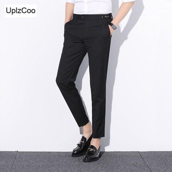 uplzcoo2019 new men pants slim spring and summer thin section black business dress male nine pants men's casual suit fm1021, White;black
uplzcoo2019 new men pants slim spring and summer thin section black business dress male nine pants men's casual suit fm1021, White;black