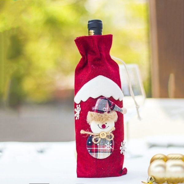 linen bottle christmas cover santa claus wine bags snowman ornaments home party table decorations gifts
linen bottle christmas cover santa claus wine bags snowman ornaments home party table decorations gifts