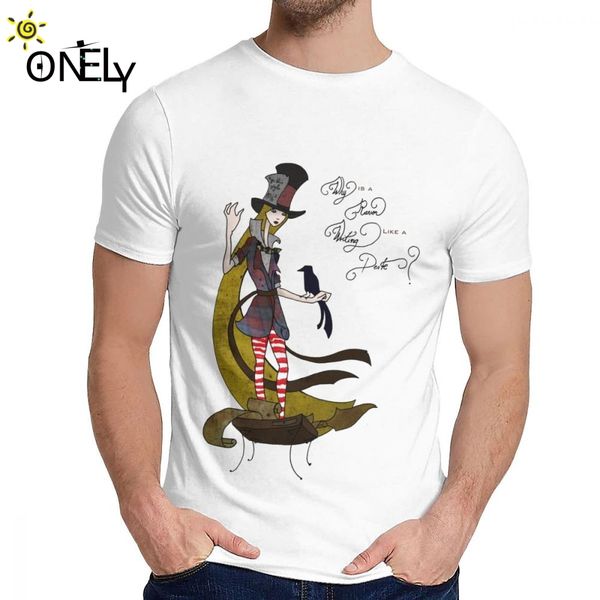 sport for men tee shirt mad alice why is a raven like a writing desk good cotton summer man's o-neck hip hop la camiseta
sport for men tee shirt mad alice why is a raven like a writing desk good cotton summer man's o-neck hip hop la camiseta