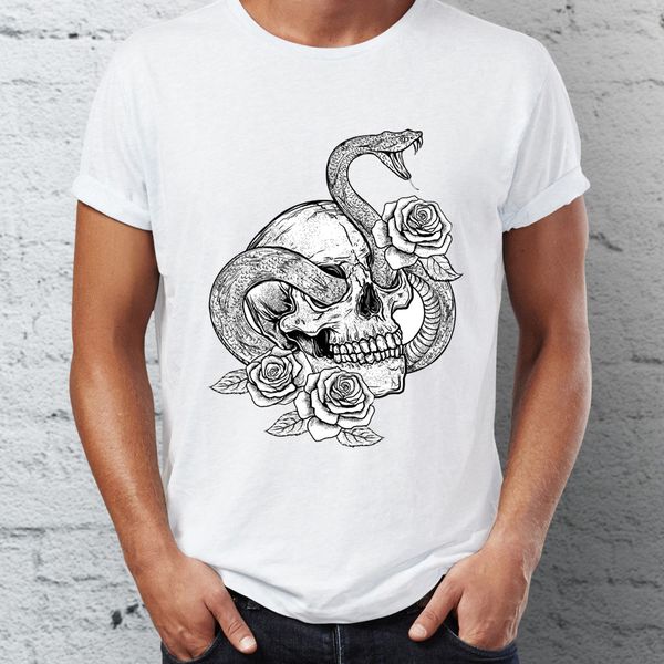 мужская футболка змея и череп черный и белый artsy tee спорт толстовка с капюшоном толстовка
мужская футболка змея и череп черный и белый artsy tee спорт толстовка с капюшоном толстовка