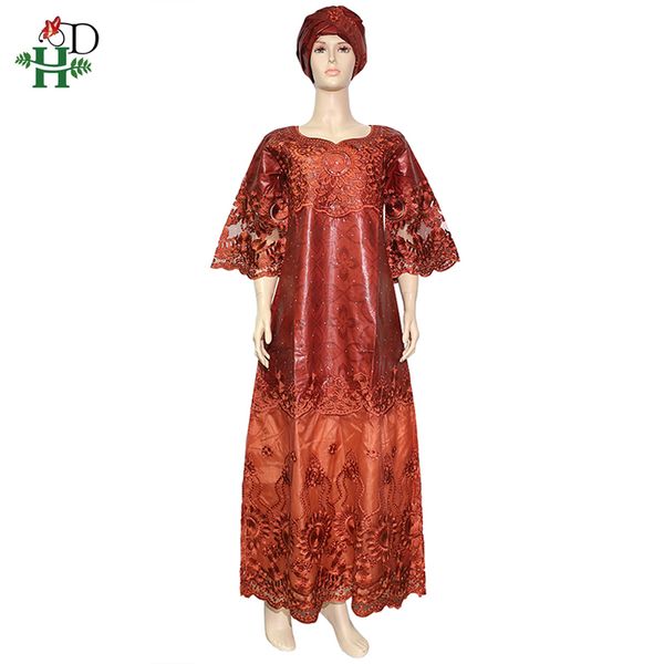 h&d bazin embroidery dress for women african french lace dress ladies dashiki maxi robe africaine femme 2020, Red
h&d bazin embroidery dress for women african french lace dress ladies dashiki maxi robe africaine femme 2020, Red