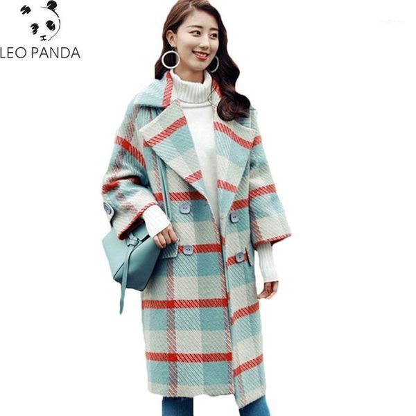 2020 new fashion plaid woolen cloth coat winter jacket women wool women female parka long cashmere loose plus size outerwear c771, Black
2020 new fashion plaid woolen cloth coat winter jacket women wool women female parka long cashmere loose plus size outerwear c771, Black