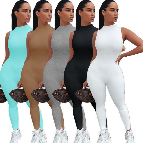women jumpsuits sports rompers sleeveless slim high waist zipper bodysuits summer fall clothes casual streetwear nightclub clothing, White
women jumpsuits sports rompers sleeveless slim high waist zipper bodysuits summer fall clothes casual streetwear nightclub clothing, White