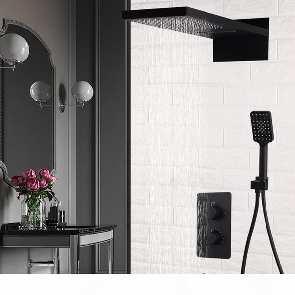 aodeyi wall mounted black brass bathroom thermostatic shower faucet set waterfall rainfall shower head bath faucet bbyvkp bdetoys
aodeyi wall mounted black brass bathroom thermostatic shower faucet set waterfall rainfall shower head bath faucet bbyvkp bdetoys
