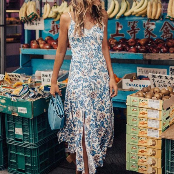 women floral dress v-neck sleeveless evening party summer beachwear backless sundress1, Black;gray
women floral dress v-neck sleeveless evening party summer beachwear backless sundress1, Black;gray
