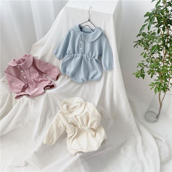 baby romper solid pink blue beige long sleeve turn-down collar fashion baby rompers1
baby romper solid pink blue beige long sleeve turn-down collar fashion baby rompers1