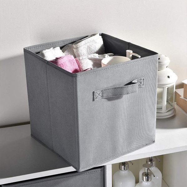 home fabric non woven foldable toy clothes organiser drawer storage box1
